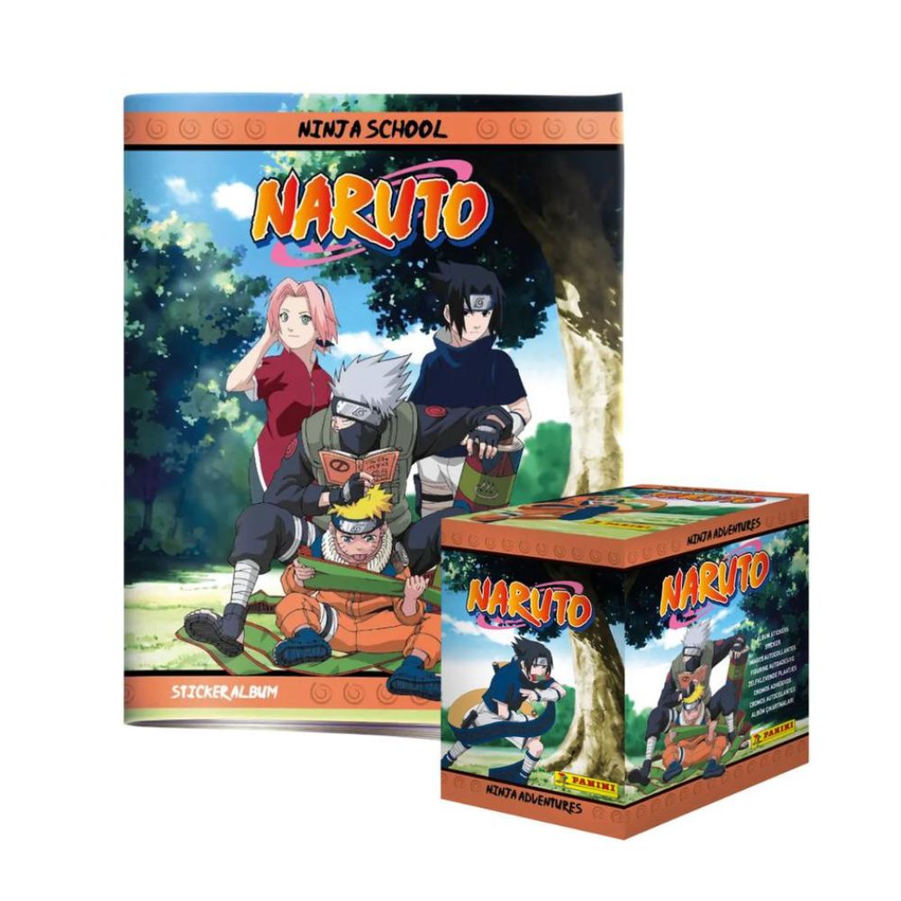 ÁLBUM PANINI TAPA BLANDA NARUTO 2025+ 1 CAJA
