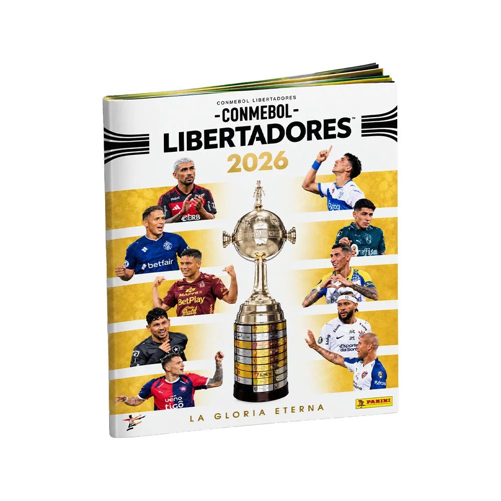 ÁLBUM PANINI TAPA BLANDA CONMEBOL LIBERTADORES 2026